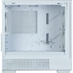 Компьютерный корпус Zalman P10 NAMU, MATX, белый, WINDOW, FRONT COVER WALNUT, 2x3.5