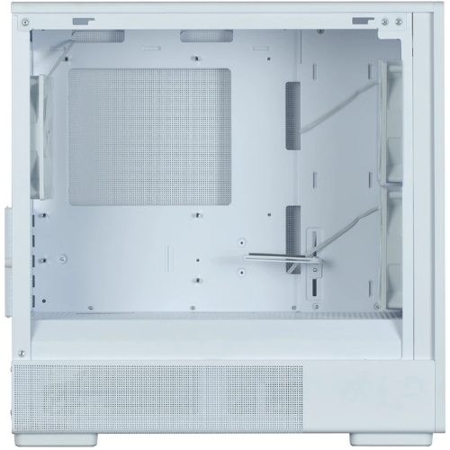 Компьютерный корпус Zalman P10 NAMU, MATX, белый, WINDOW, FRONT COVER WALNUT, 2x3.5
