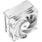 Кулер для процессора DEEPCOOL AK400 WH белый, 120 мм, алюминий/медь, 1850 об/мин, 29 дБ, 4 pin, 220 Вт, 155 мм