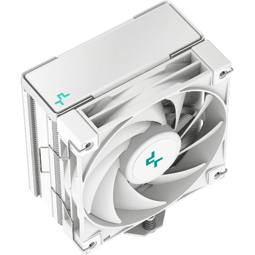Кулер для процессора DEEPCOOL AK400 WH белый, 120 мм, алюминий/медь, 1850 об/мин, 29 дБ, 4 pin, 220 Вт, 155 мм