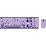 Комплект клавиатура + мышь Acer OCC205 беспроводной USB, 1200 dpi, фиолетовый