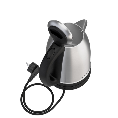 Чайник электрический Maxvi KE2021S silver-black