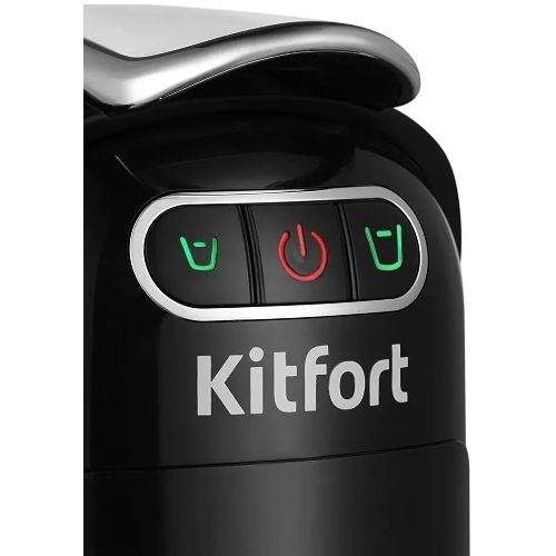 Кофемашина Kitfort КТ-7508 1400Вт серебристый/черный