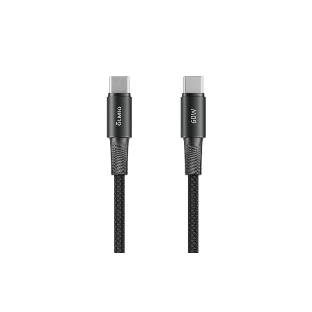Кабель OLMIO MASTER, Type-C - Type-C, 60W 3A, 1.2м, тканевая оплетка, черный