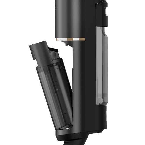 Пылесос вертикальный BQ VCA1006W Aqua Pro серый, питание от аккумулятора, 90 Вт, уборка суxая/влажная, пылесборник 0.75 л
