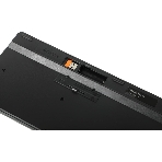 Клавиатура беспроводная A4Tech Fstyler FBK25, USB, Bluetooth/Радиоканал, черный/серый