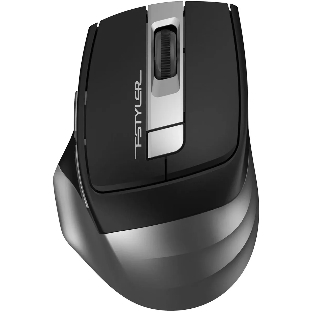 Мышь беспроводная A4Tech Fstyler FG35S серый/черный, 2000 dpi, радиоканал, USB, кнопки - 5