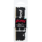 Оперативная память Kingston Fury Beast, DDR5, 32Gb (1x32Gb), 6000MHz, CL36, DIMM, с радиатором, RGB, черный