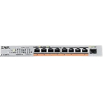 Коммутатор Zyxel XMG-108HP-EU0101F (L2) 8x2.5 Гбит/с 1SFP+ 8PoE++ 100W неуправляемый