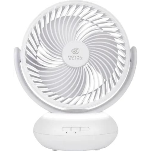 Вентилятор Royal Clima RSF-0701E-WT белый, настольный, 5 Вт, 3 скорости, 17 см