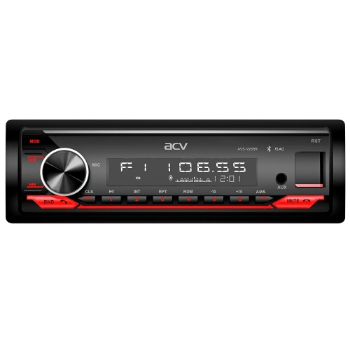 Автомагнитола ACV AVS-928BR, 1 DIN, Bluetooth, USB Type-A, AUX