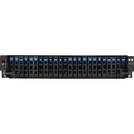 Серверная платформа ASUS RS521A-E12-RS24U, 2U, 1 x SP5 LGA 6096 360W, 24 x DDR5 6400/4800*, 24x 3.5'' NVMe hsb + 2x 2.5'' SATA, 2x M.2 22110, up to 1 PCIe Gen5 x8 LP + 1 OCP3.0, 2 x 1GbE RJ-45 LAN Intel i350-AM2, 1+1 2000W