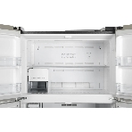 Холодильник Hitachi R-W660PUC7X GC шампань стекло двухкамерный 396/144л морозилка сверху, No Frost, Side by Side