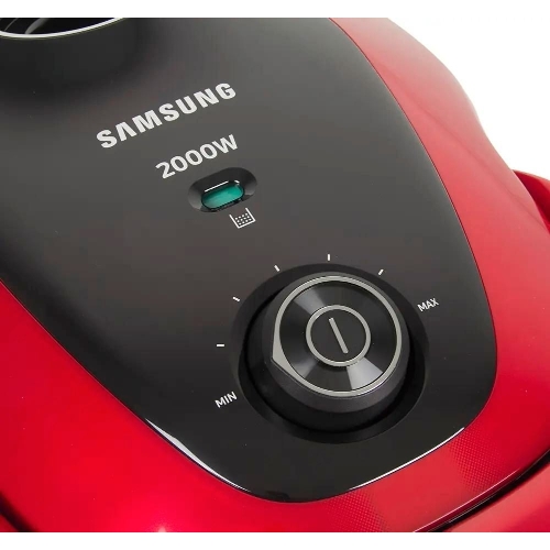 Пылесос Samsung VC20M257AWR красный, 460/2000 Вт, уборка сухая, пылесборник мешок 2.5 л