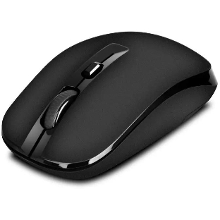 Мышь беспроводная SVEN RX-260W черный, 1600 dpi, радиоканал, USB, кнопки - 4
