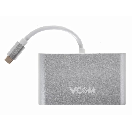 Кабель-адаптер USB3.1 Type-CM-->HDMI+USB3.0+RJ45+PD charging VCOM