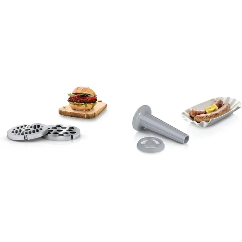 Мясорубка электрическая Bosch MFW2510W белый, 1500 Вт, 1.7 кг/мин, защита от перегрузки, насадки - 3