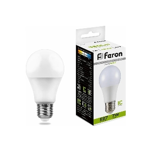 Лампа светодиодная Feron LB-91 7W 230V E27 4000K A60
