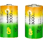 Аккумулятор GP 300DHC D NiMH 3000mAh (2шт)