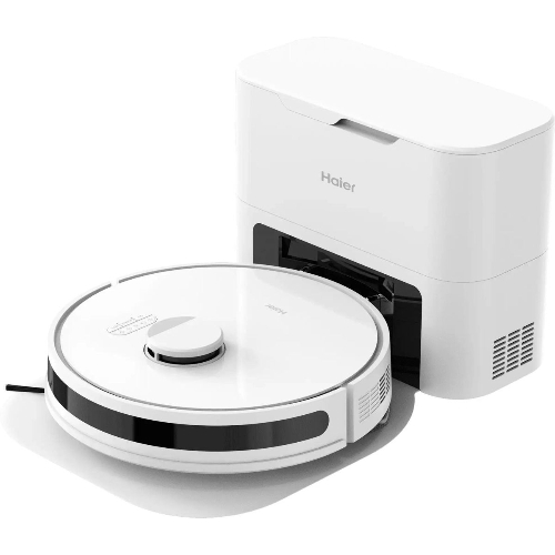 Робот-пылесос Haier HSR Pro R2 белый, 2600 мAч Li-Ion, уборка сухая/влажная, пылесборник контейнер 0.3 л (в компл.:4мешка)