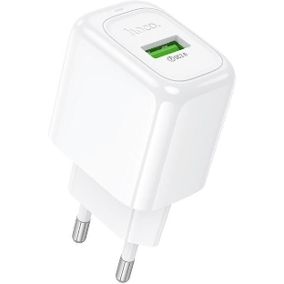 Сетевое зарядное устройство HOCO (6942007631457) CS52A 1USB 3.0A QC3.0 18W, белый