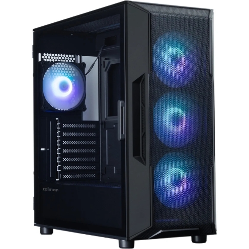 Компьютерный корпус ZALMAN MidiTower I3 NEO ARGb V2 black (ATX, без БП, 2xUSB3.0, 4x120мм ARGb) (Zalman i3 NEO ARGb V2 Black)