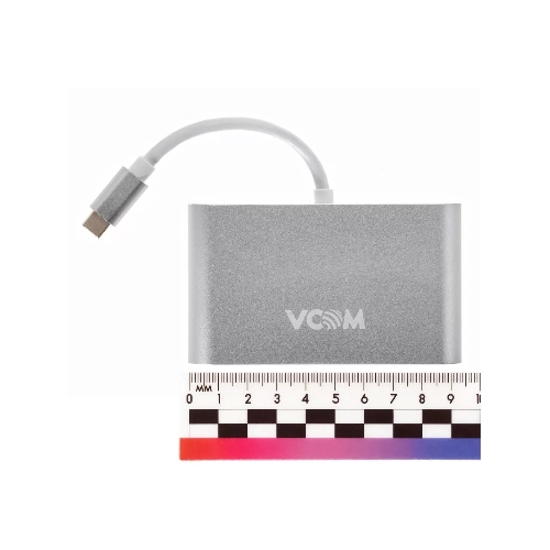Кабель-адаптер USB3.1 Type-CM-->HDMI+USB3.0+RJ45+PD charging VCOM