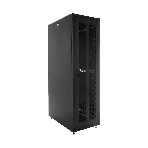 Шкаф серверный напольный ЦМО ШТК-Э, IP20, 48U, 2254х600х1000 мм (ВхШхГ), дверь: перфорация, боковая панель: сплошная, разборный, черный