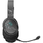 Гарнитура Bloody GR370 черный, беспроводная + проводная, Bluetooth, до 45 ч, подсветка