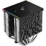 Кулер для процессора DEEPCOOL AK620 DIGITAL SE LGA20XX/1700/1200/115X/AM5/AM4 (9шт/кор, TDP 260W, PWM, DUAL Fan 120мм, 6 тепл. трубок, ARGb, черный) RET (R-AK620-BKADMN-GJD)