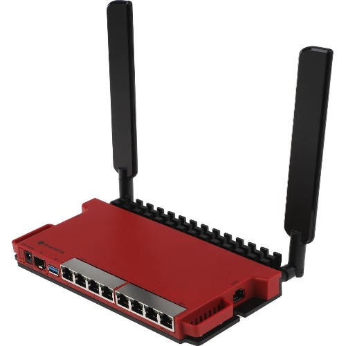 Роутер беспроводной MikroTik L009UiGS-2HaxD-IN AX600 10/100/1000BASE-TX, 2.4Ггц, 8*1Gbit, 1*SFP 2.5Gbit