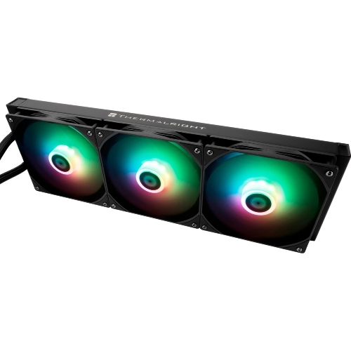 Водяное охлаждение для процессора Thermalright Frozen Warframe 420 ARGB (420мм, LED, Black, ARGB/Fans: 3x140мм, 88.7CFM, 29.8dBA, 1750RPM/Pump height 60мм, 23dBA, 3000RPM, Rad thickness 27мм/S: 1851, 1700, 1200, 115X, 2011, 2066, AM5, AM4)