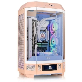 Компьютерный корпус Thermaltake The Tower 300 розовый без БП miniITX 8x120мм 6x140мм 2xUSB 3.0 audio bott PSU