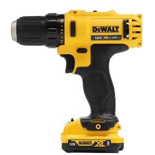 Дрель-шуруповерт DeWalt DCD710D2-QW, 10,8 В, 2 Ач, 24 Нм, щеточный