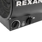 Пушка тепловая электрическая Rexant круглая, прямоугольная подставка, ТЭН, 2кВт