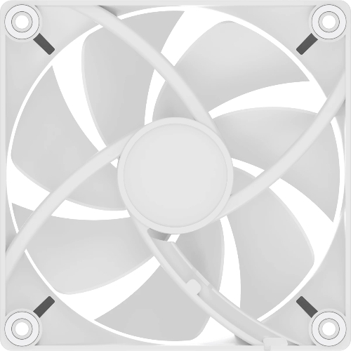 Вентилятор для корпуса Ocypus Delta F12 WH, 120x120x25мм, 4-PIN PWM, 500-2000 RPM, 29 DBA MAX, HYDRO BEARING