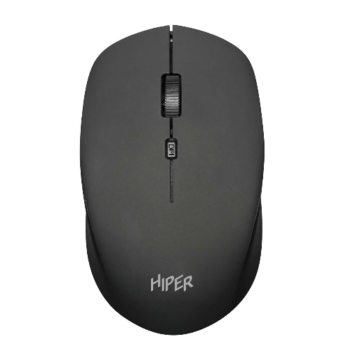 Мышь беспроводная HIPER HOMW-091 черный, 1600 dpi, радиоканал, USB, кнопки - 4