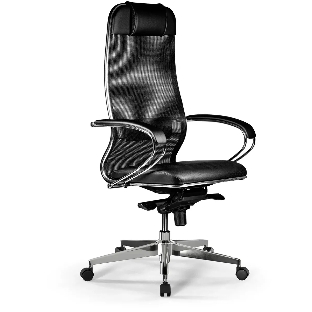 Кресло Метта Comfort S Infinity Easy Clean сет./экокожа с подголов. крестов. металл хром (комплект 1 шт)