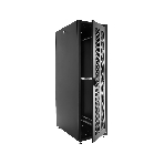 Шкаф серверный напольный ЦМО ШТК-Э, IP20, 48U, 2254х600х1000 мм (ВхШхГ), дверь: перфорация, боковая панель: сплошная, разборный, черный