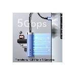 Сетевой адаптер Vention USB 3.0 M/Gigabit Ethernet RJ45+OTG хаб 3xUSB Синий - 0.15м.