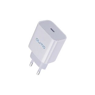 Сетевое зарядное устройство Qumo Energy light (Charger 0051) PD 20W, 1USB, Type-C, белый