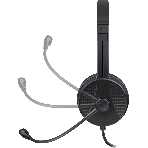 Гарнитура проводная Defender Tune 160 (черный, провод 1.8 м)