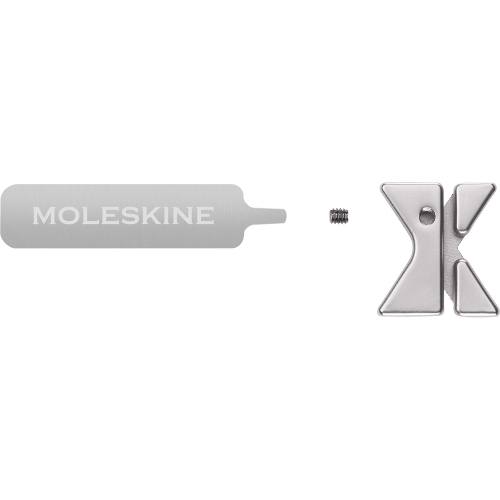 Шильд-символ Moleskine Zodiac Телец, металл, серебристый, коробка с европодвесом, PINTAURUSSILV
