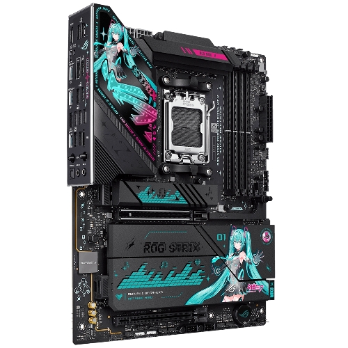 Материнская плата ASUS ROG STRIX X870E-H GAMING MIKU AM5 ATX 4xDDR5 2xPCIEx16 4xM.2 3xUSB-C HDMI 5GLAN Wi-Fi 7 