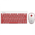 Комплект клавиатура+мышь Smartbuy 220349AG беспроводной, USB, 1600 DPI, белый/красный