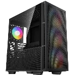 Компьютерный корпус DeepCool CH560 черный (R-CH560-BKAPE4-G-1) (ATX, без БП, 2хUSB, с окном)