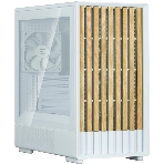 Компьютерный корпус Zalman P10 NAMU, MATX, белый, WINDOW, FRONT COVER WALNUT, 2x3.5