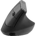 Мышь беспроводная/проводная Logitech MX Vertical графитовый, 4000 dpi, радиоканал, Bluetooth, USB, кнопки - 6