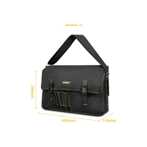 Сумка-портфель для инструментов Deli DL-P8 450 x 150 x 290мм, 8 карманов, плечевой ремень, ткань Оксфорд