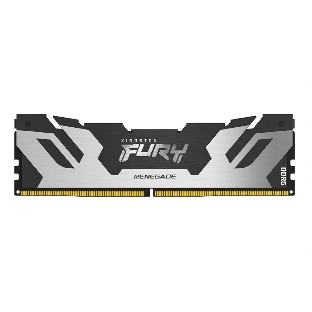 Оперативная память Kingston Fury Renegade, DDR5, 48Gb (1x48Gb), 6400MHz, CL32, DIMM, с радиатором, серебристый/черный